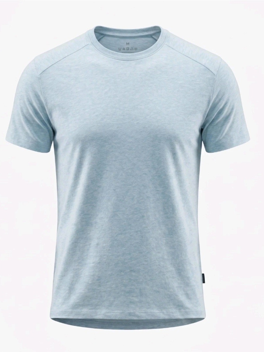 Kenneth Cole Heather Blue Crew Neck Short Sleeve Tee- XL